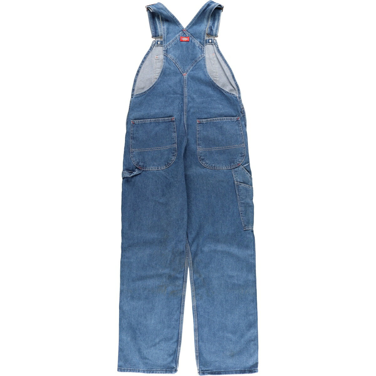 古着 ディッキーズ Dickies デニムオーバーオール メンズw36相当 /eaa466756 【中古】 【240722】