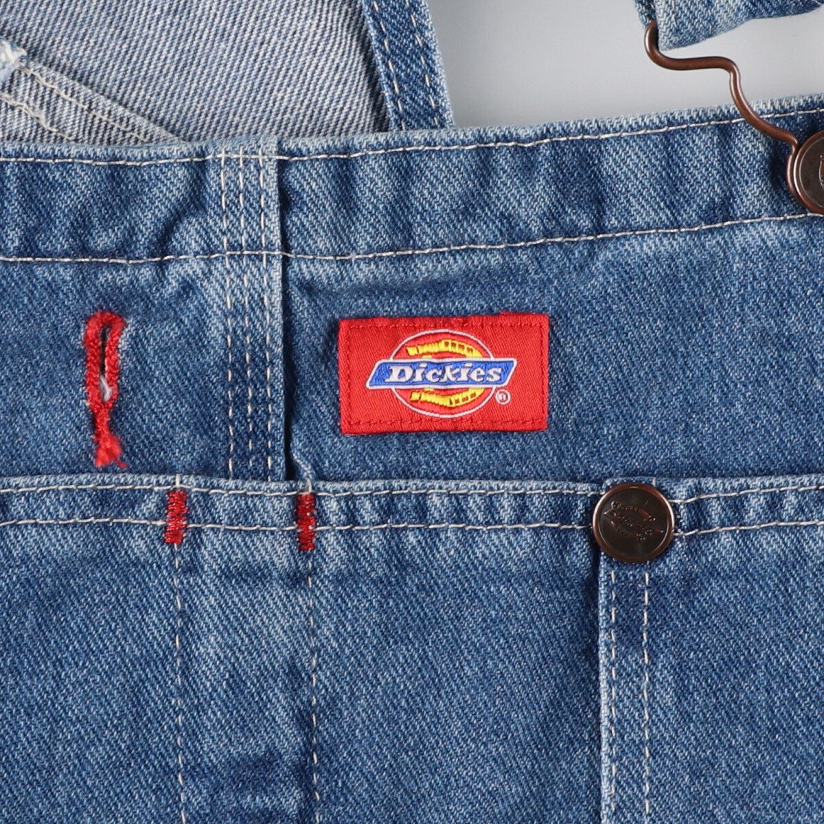 古着 ディッキーズ Dickies デニムオーバーオール メンズw36相当 /eaa466756 【中古】 【240722】