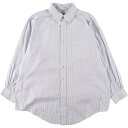 古着 ブルックスブラザーズ Brooks Brothers MAKERS 長袖 ボタンダウンストライプシャツ USA製 メンズXL相当 /eaa467293 【中古】 【240715】 ss2501_10(4)