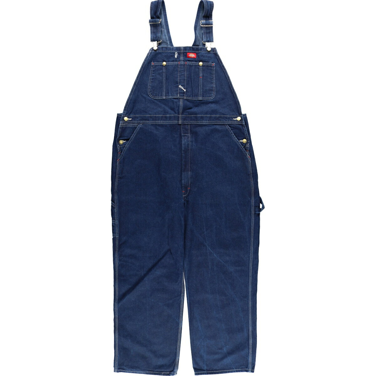 古着 ビッグサイズ ディッキーズ Dickies デニムオーバーオール メンズw44相当 /eaa467373 【中古】 【240802】 ss2503_30