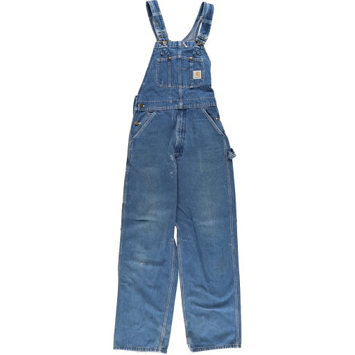 古着 90'S カーハート Carhartt デニムオーバーオール USA製 メンズw33相当 ヴィンテージ /eaa467925 【中古】 【240714】 【SS2506_30】 古着 90'S カーハート Carhartt デニムオーバーオール USA製 メンズw33相当 ヴィンテージ /eaa467925 【中古】 【240714】 【SS2506_30】