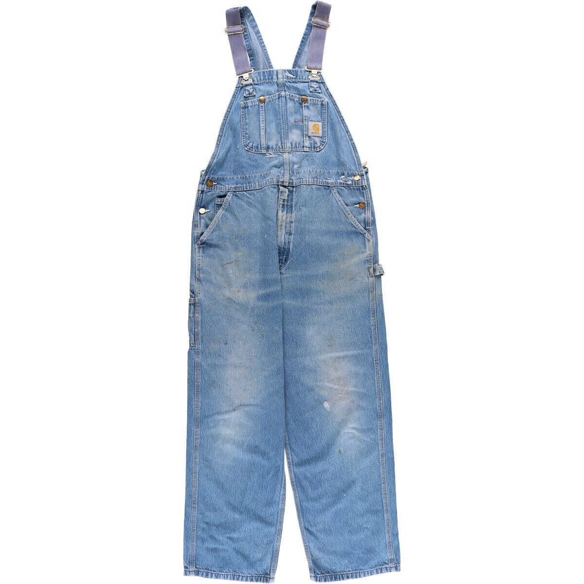 古着 カーハート Carhartt デニムオーバーオール メンズw39相当 /eaa467927 【中古】 【240715】