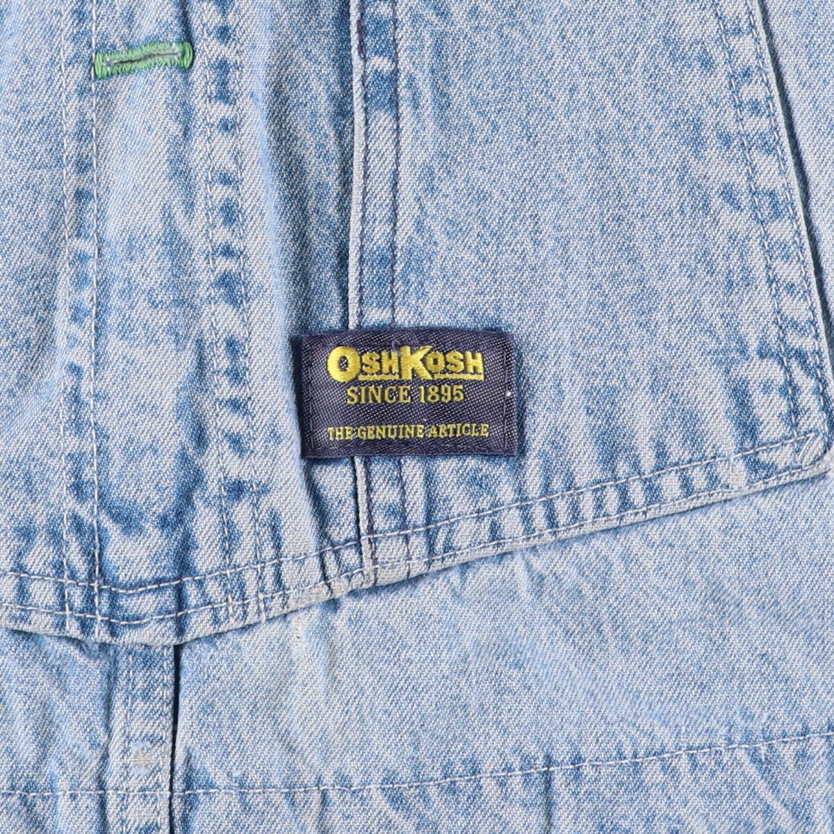 古着 70'S オシュコシュ Osh kosh デニムオーバーオール USA製 メンズw35相当 ヴィンテージ /eaa467937 【中古】 【240718】 ss2503_30