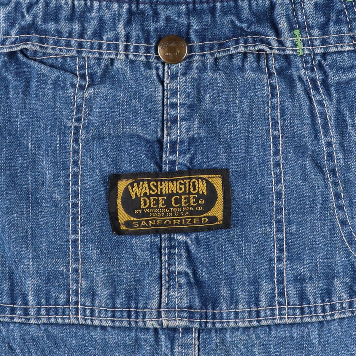 古着 60'S ディーシー DEE CEE デニムオーバーオール メンズw33相当 ヴィンテージ /eaa467941 【中古】 【240715】 ss2503_30