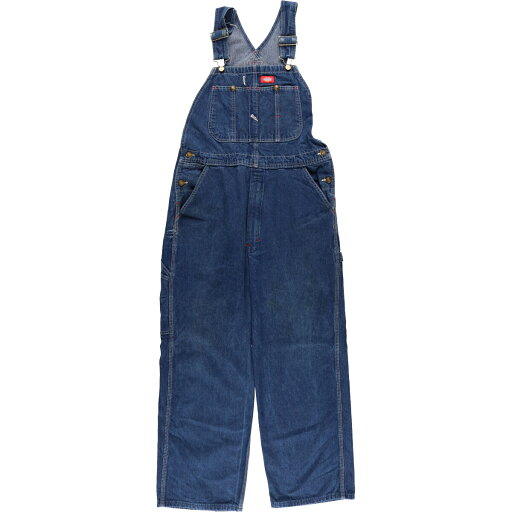 古着 ディッキーズ Dickies デニムオーバーオール メンズw37相当 /eaa467954 【中古】 【240805】 【SS2509_30】 古着 ディッキーズ Dickies デニムオーバーオール メンズw37相当 /eaa467954 【中古】 【240805】 【SS2509_30】