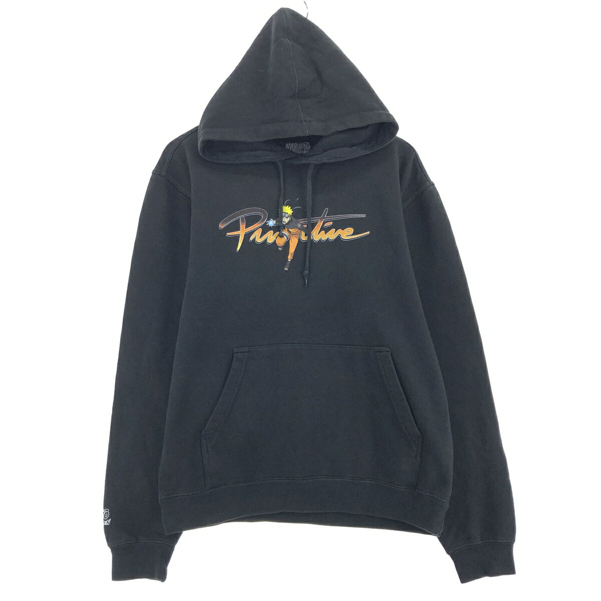 古着 PRIMITIVE NARUTO ナルト疾風伝 うずまきナルト キャラクター スウェットプルオーバーパーカー メンズM相当 /eaa468477 【中古】 【240830】 ss2501_30