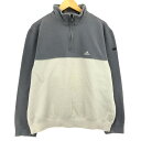古着 90~00'S アディダス adidas ツートンカラー ハーフジップスウェットシャツ トレーナー メンズM相当 ヴィンテージ /eaa468652 【中古】 【240922】 【SS2506_30】(4)
