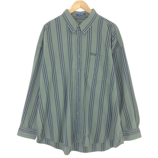 古着 90'S ラルフローレン Ralph Lauren CHAPS チャップス 長袖 ボタンダウンストライプシャツ メンズXXL相当 ヴィンテージ /eaa469586 【中古】 【240718】 【SS2506_30】 古着 90'S ラルフローレン Ralph Lauren CHAPS チャップス 長袖 ボタンダウンストライプシャツ メンズXXL相当 ヴィンテージ /eaa469586 【中古】 【240718】 【SS2506_30】