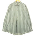 古着 エルエルビーン L.L.Bean 長袖 ボタンダウンストライプシャツ メンズL相当 /eaa470174 【中古】 【240728】 ss2503_30