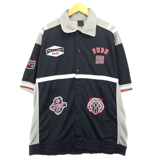 古着 FUBU 襟付き 半袖 ジャージ トラックジャケット メンズXL相当 /eaa470181 【中古】 【240721】 ss2503_30 古着 FUBU 襟付き 半袖 ジャージ トラックジャケット メンズXL相当 /eaa470181 【中古】 【240721】 ss2503_30