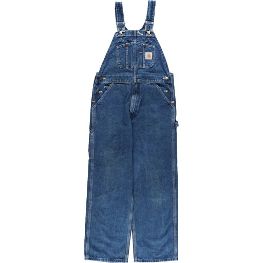 古着 カーハート Carhartt デニムオーバーオール メンズw35相当 /eaa471537 【中古】 【240803】 ss2503_30 古着 カーハート Carhartt デニムオーバーオール メンズw35相当 /eaa471537 【中古】 【240803】 ss2503_30