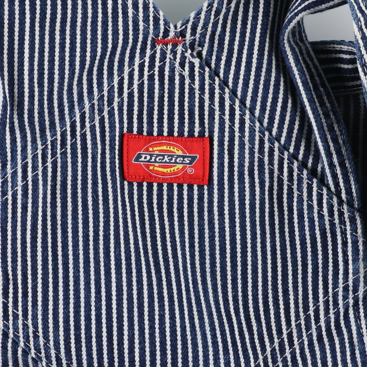 古着 ビッグサイズ ディッキーズ Dickies ヒッコリーストライプ オーバーオール メンズw40相当 /eaa471539 【中古】 【240730】 【SS2506_30】