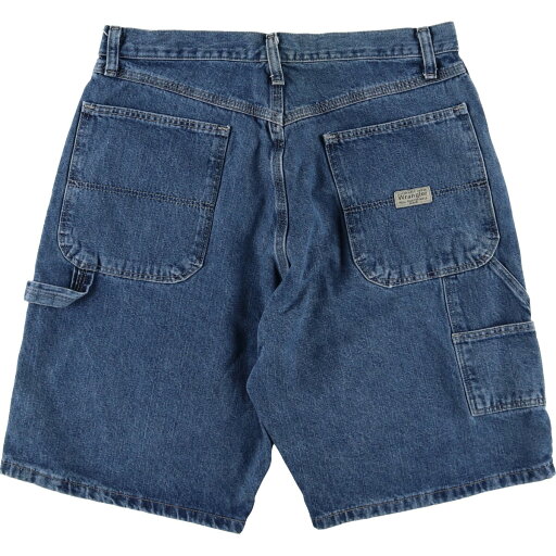 古着 ラングラー Wrangler デニムペインターショーツ ハーフパンツ メンズw32相当 /eaa471594 【中古】 【240730】 【SS2506_30】