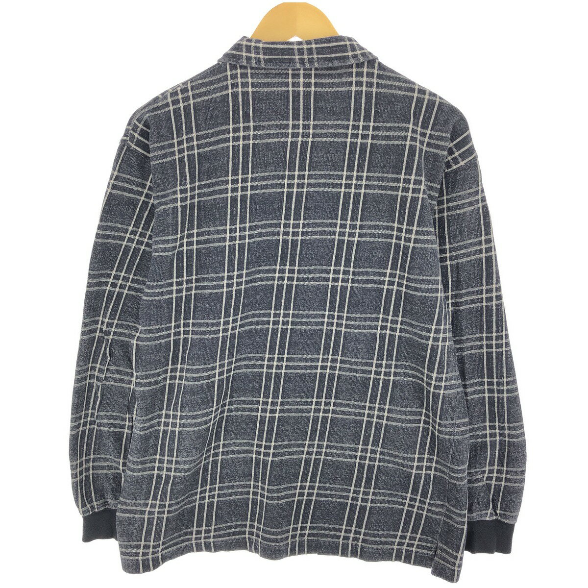 古着 ゲス Guess 長袖 チェック ポロシャツ メンズM相当 /eaa471742 【中古】 【240727】