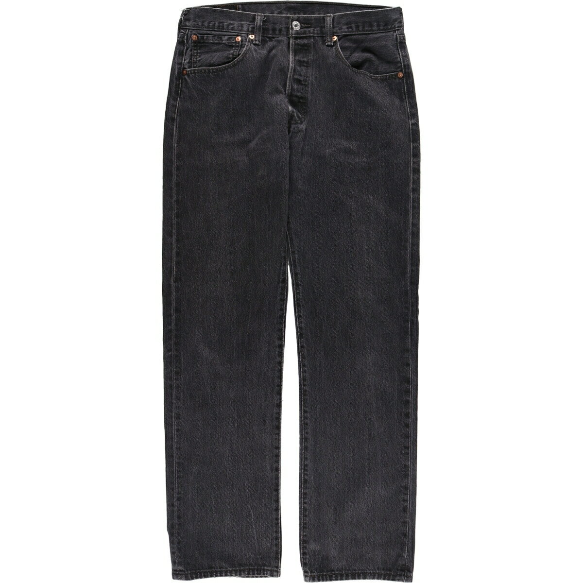 古着 リーバイス Levi's 501 ブラックデニム ストレートデニムパンツ メンズw33相当 /eaa471984 【中古】 【250225】 【ss2601_30】 ブラック系 春夏秋冬