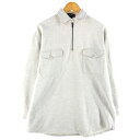 古着 ラルフローレン Ralph Lauren LAUREN ローレン ハーフジップスウェットシャツ トレーナー レディースM相当 /eaa472197 【中古】 【241105】 【SS2509_30】