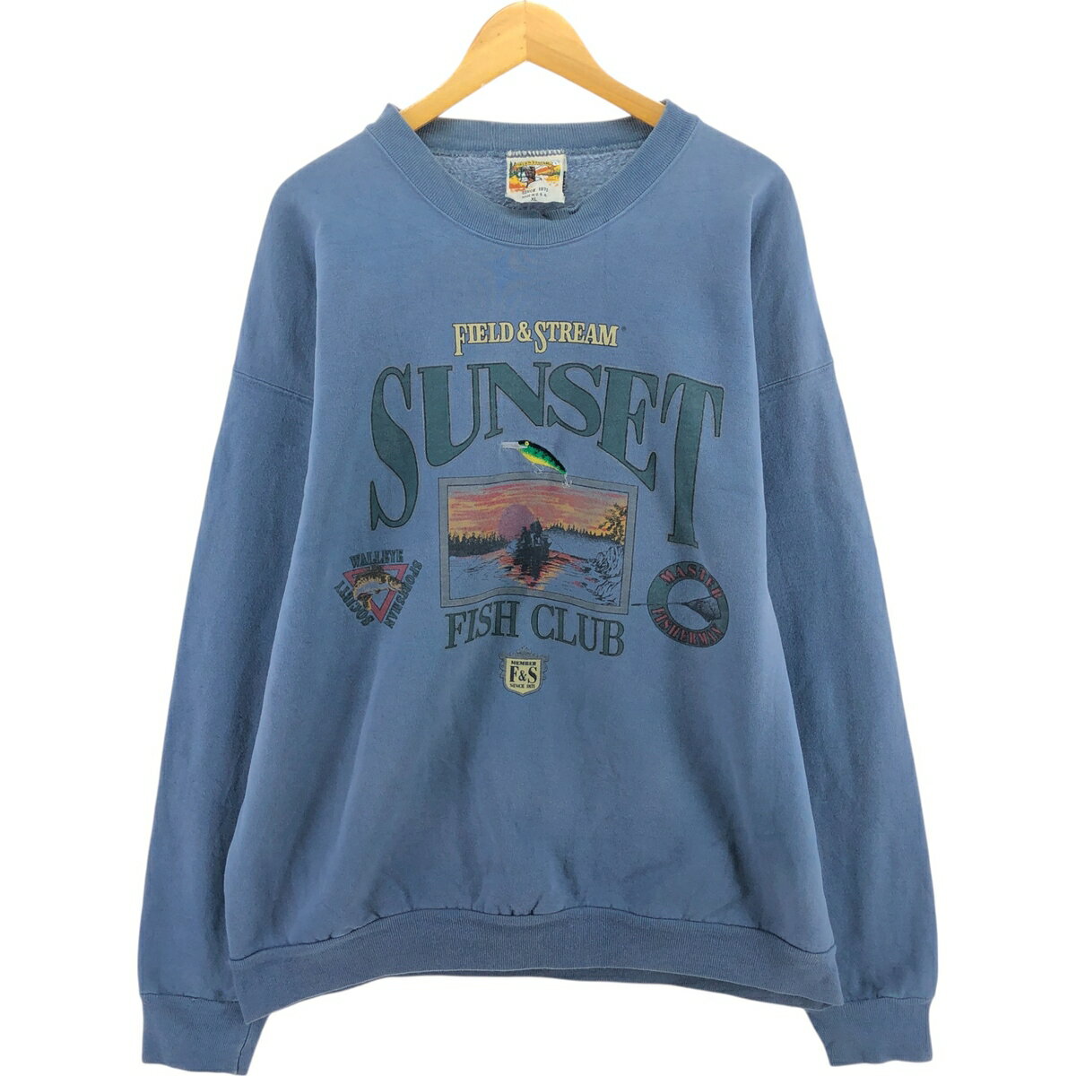 古着 90'S FIELD AND STREAM スウェットシャツ トレーナー USA製 メンズXL相当 ヴィンテージ /eaa472409 【中古】 【250112】(4)