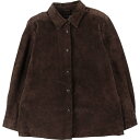 古着 Style&co. 長袖 スエード レザーシャツ レディースL相当 /eaa472546 【中古】 【250127】 【Elulu/エルル】