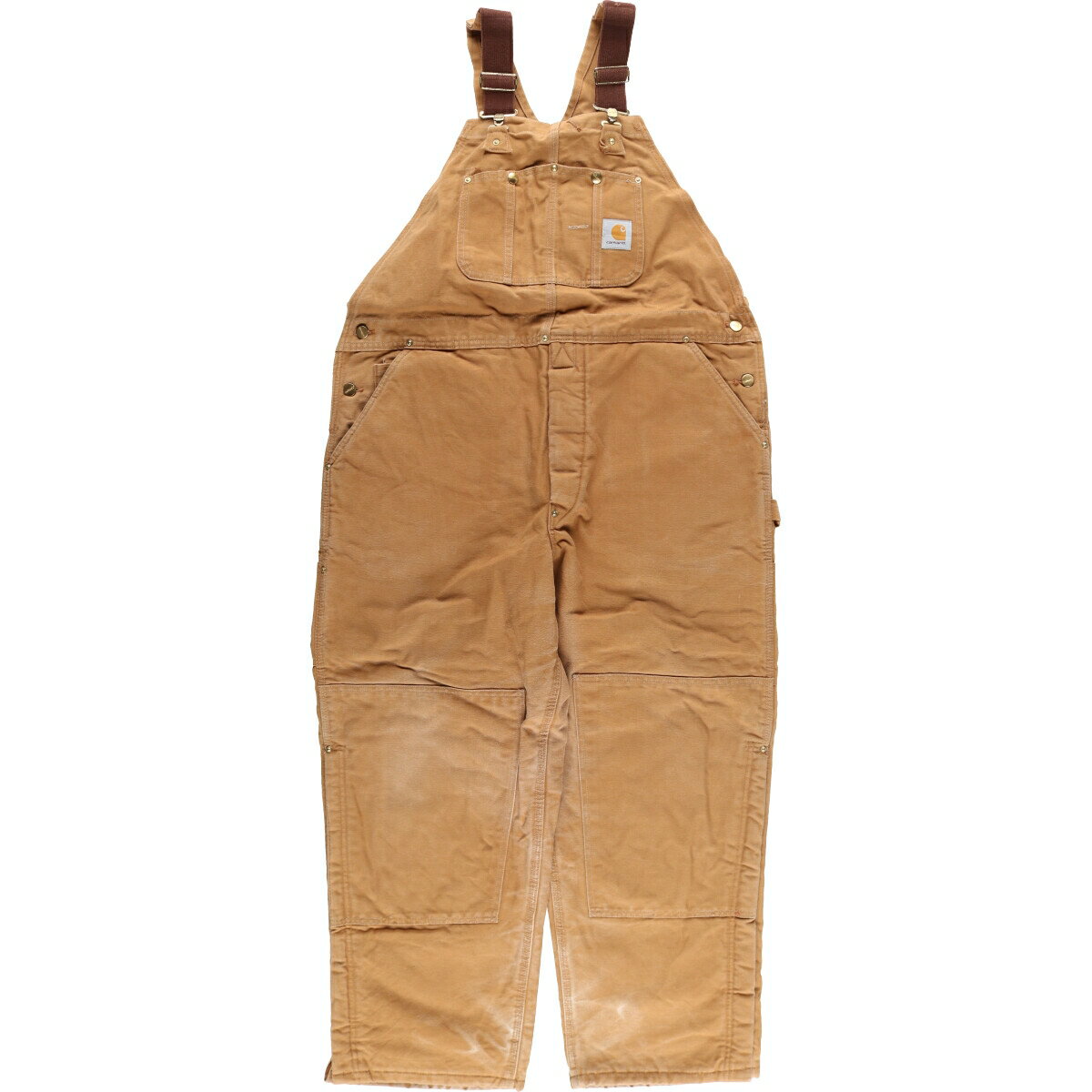 古着 ビッグサイズ カーハート Carhartt ダブルニー ダック オーバーオール メンズw44相当 /eaa474146 【中古】 【240809】 【SS2506_10】