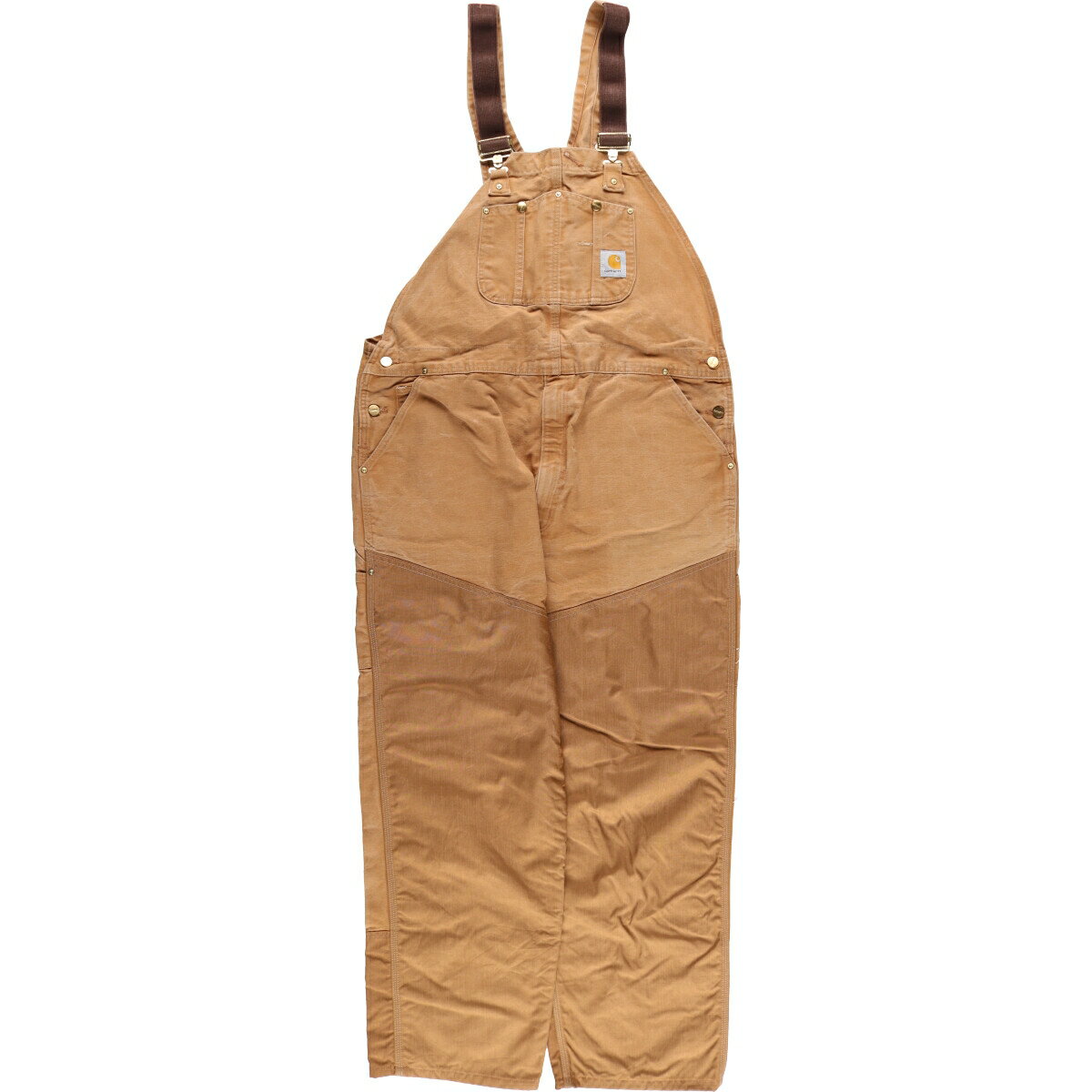 古着 ビッグサイズ カーハート Carhartt ダブルニー ダック オーバーオール メンズw44相当 /eaa474148 【中古】 【240809】 【SS2506_10】