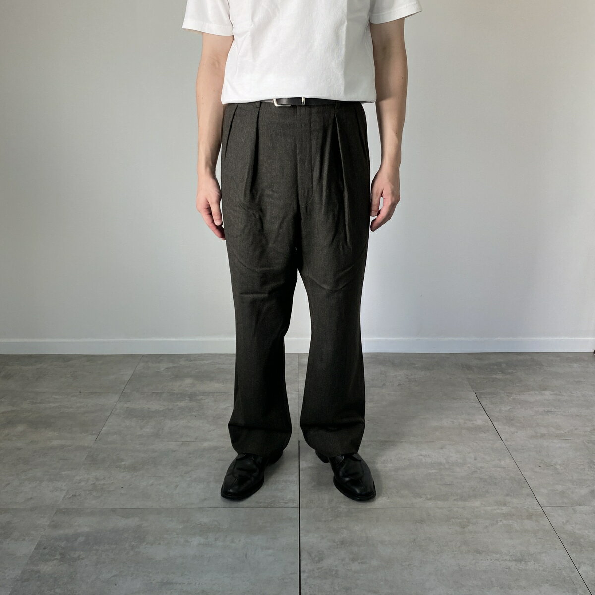 古着 70~80'S CRICKETEER ツータック スラックスパンツ メンズw35相当 ヴィンテージ /eaa474226 