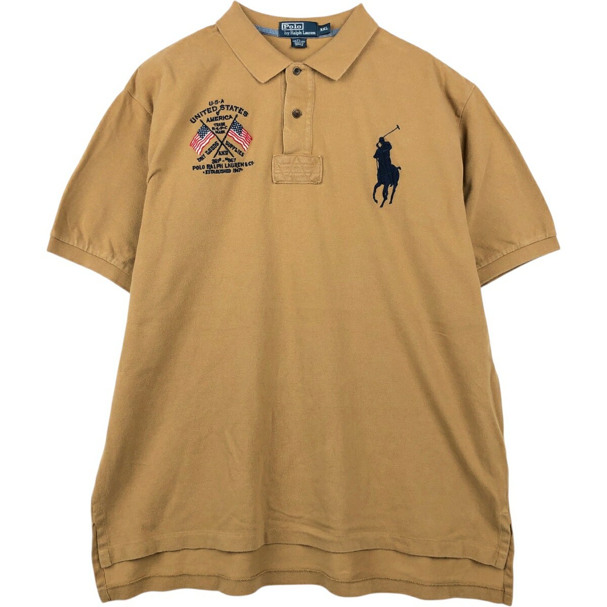 古着 ラルフローレン Ralph Lauren POLO by Ralph Lauren ビッグポニー 半袖 ポロシャツ メンズXXL相当 /eaa474613 【中古】 【260621】