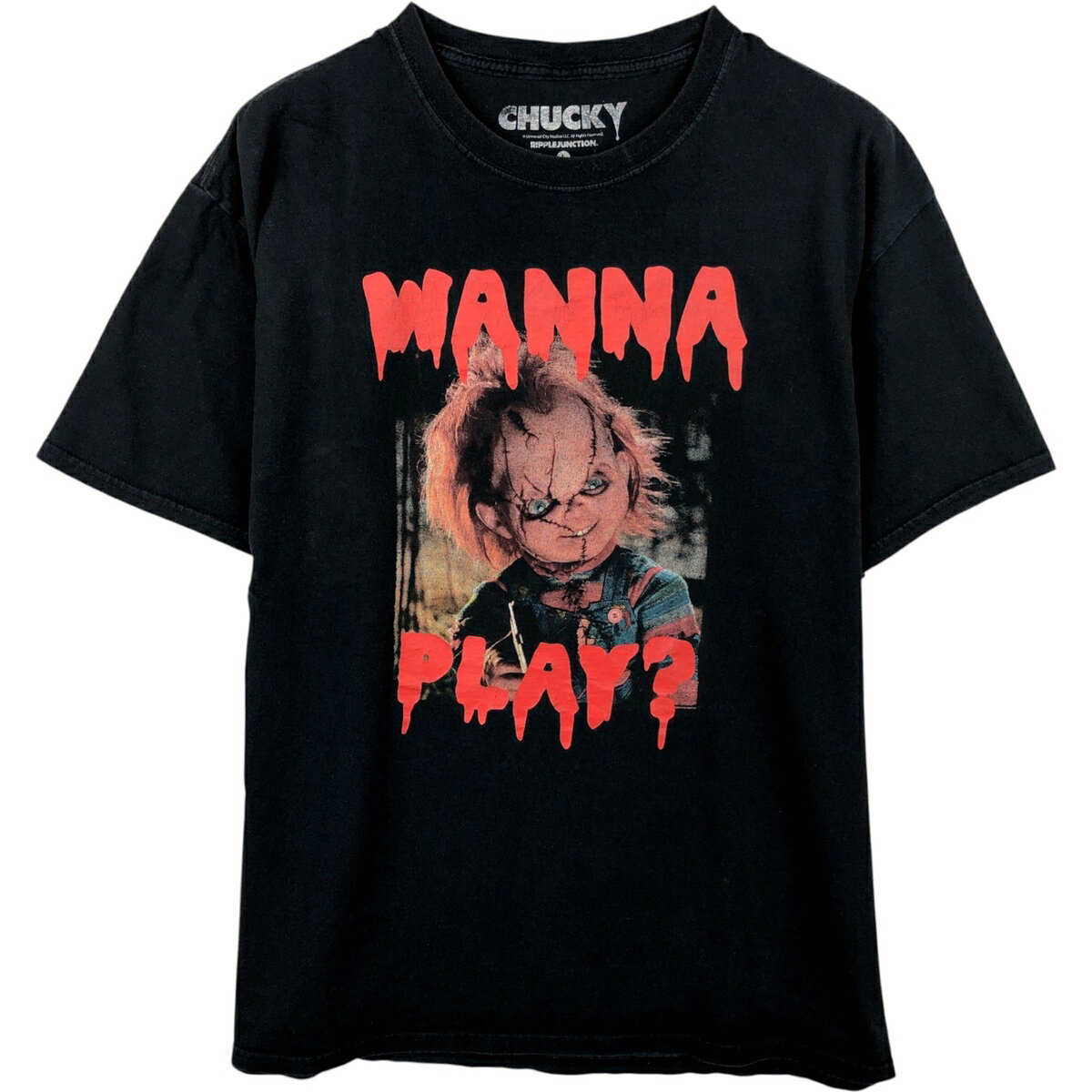 古着 リップルジャンクション RIPPLE JUNCTION CHILD'S PLAY チャイルドプレイ CHUCKY チャッキー 映画 ムービーTシャツ メンズL相当 /eaa474626  