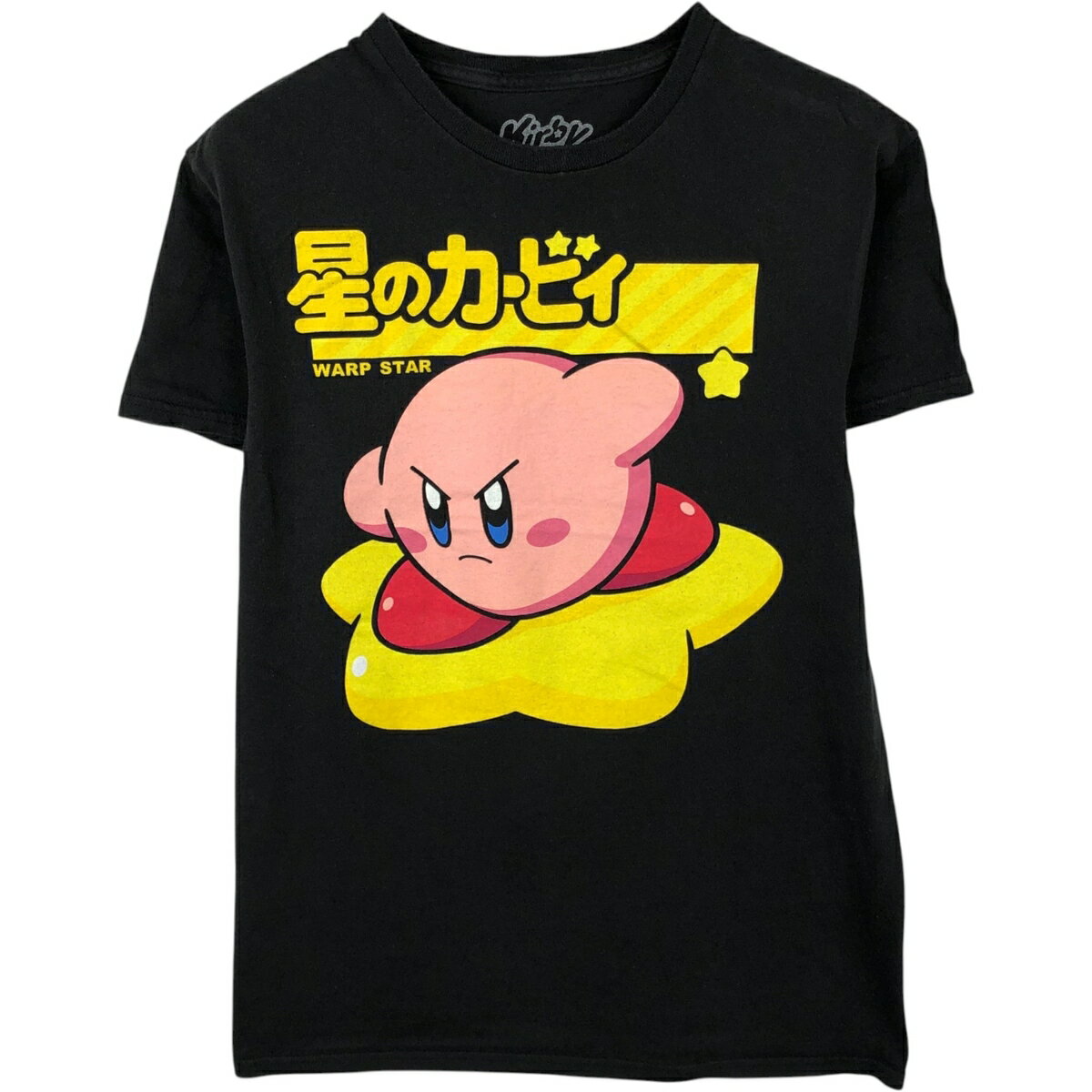 古着 WARP STAR 星のカービィ アニメ キャラクタープリントTシャツ メンズM相当 /eaa474634  