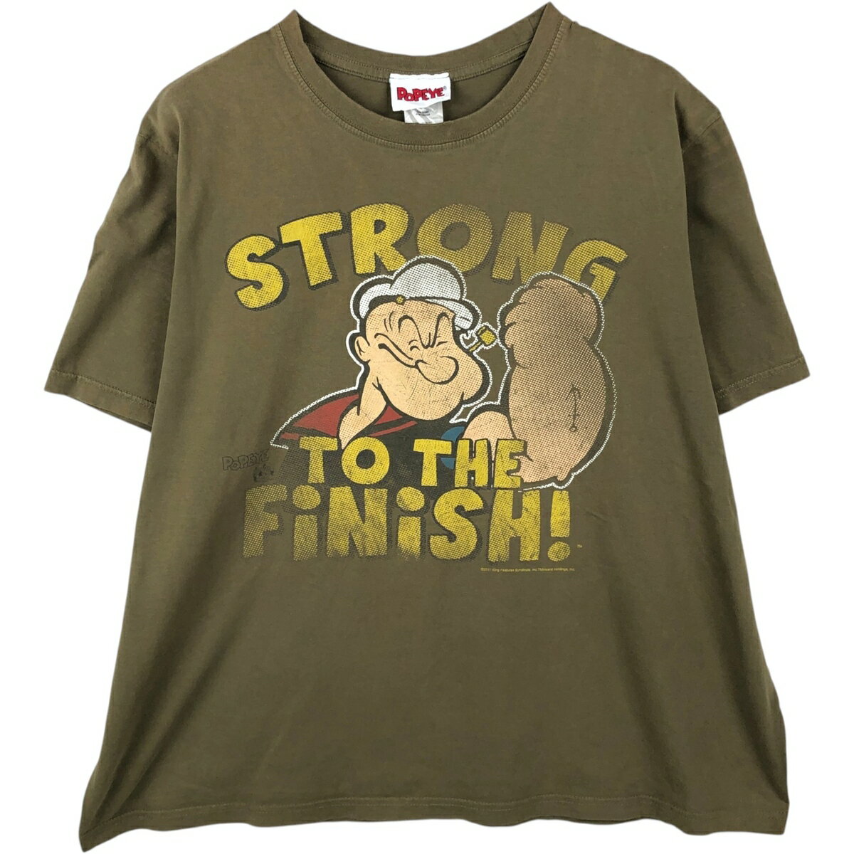 樂天商城 - 古着 POPEYE ポパイ キャラクタープリントTシャツ メンズXL相当 /eaa474640 【中古】 【260612】