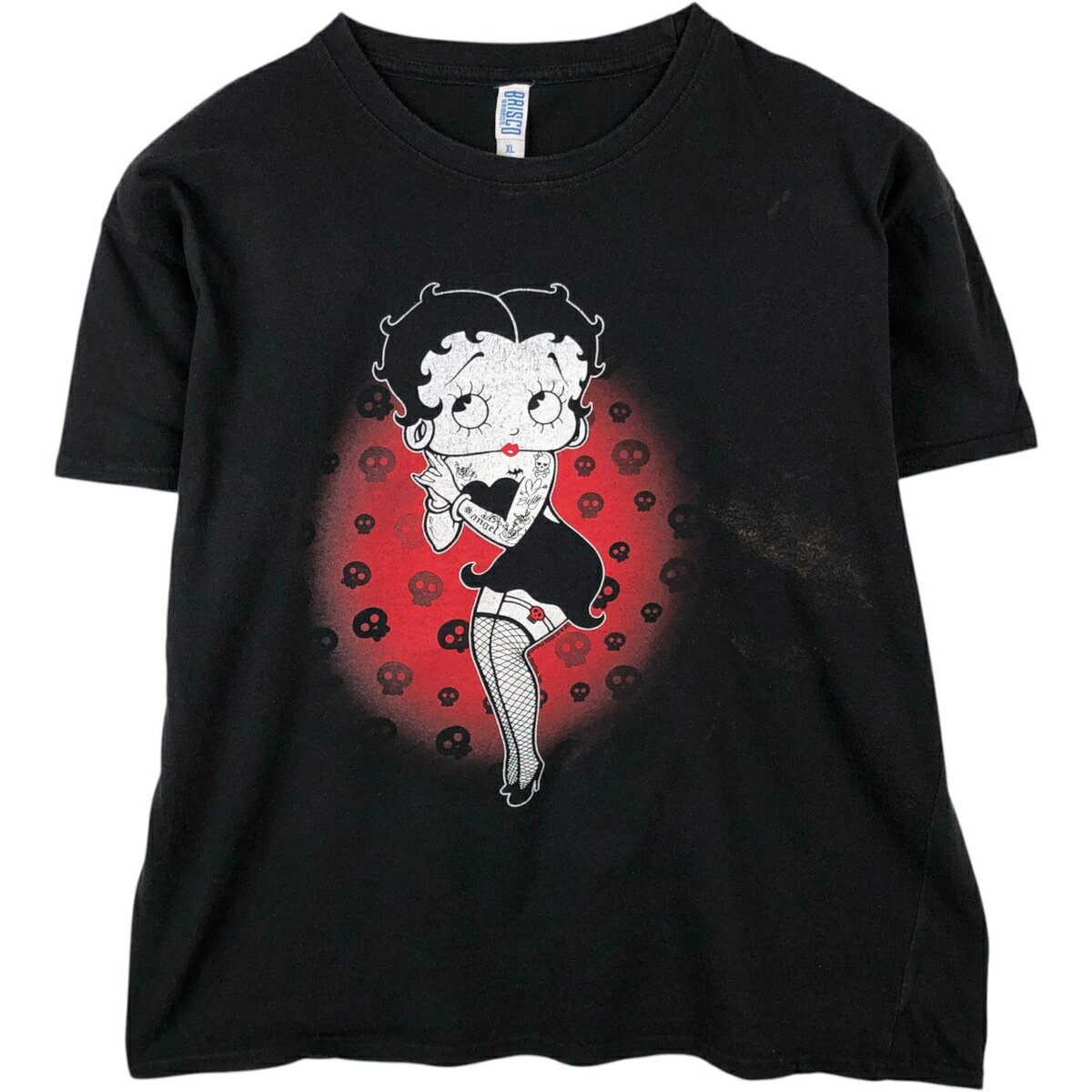 古着 Brisco Brands BETTY BOOP ベティブープ キャラクタープリントTシャツ メンズXL相当 /eaa474645  