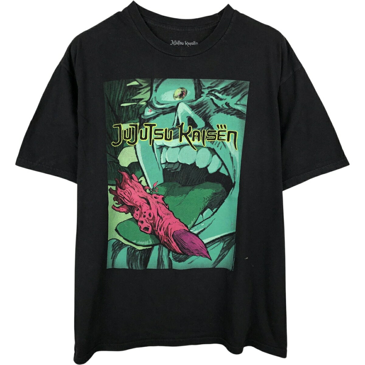 古着 呪術廻戦 Jujutsu Kaisen アニメ キャラクタープリントTシャツ メンズXL相当 /eaa474676  