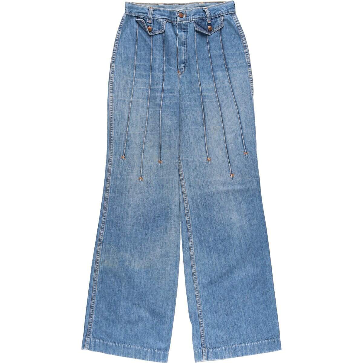 古着 70~80'S CHEAP JEANS フレアカットデニムパンツ レディースL(w27)相当 ヴィンテージ /eaa475620 【中古】 【240920】 【SS2506_30】