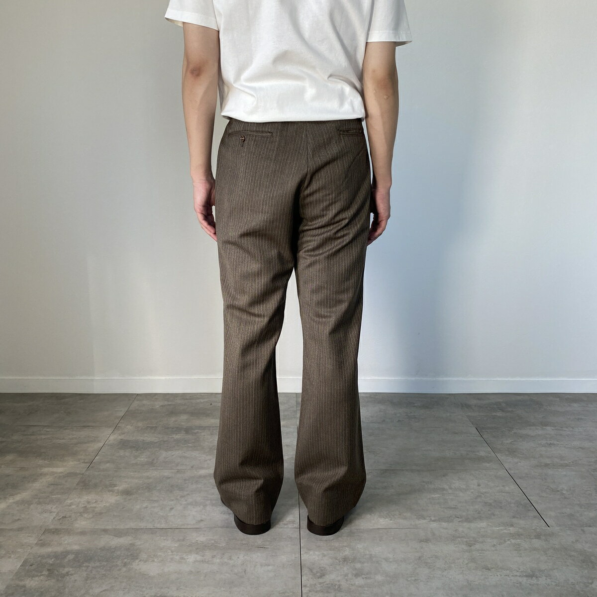 古着 ~90'S ストライプ柄 スラックスパンツ メンズw31相当 ヴィンテージ /eaa476416 【中古】 【240912】 【WP2408】