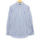 古着 ラルフローレン Ralph Lauren 長袖 ボタンダウンストライプシャツ メンズM相当 /eaa477054 【中古】 【240818】 ss2503_30(4)