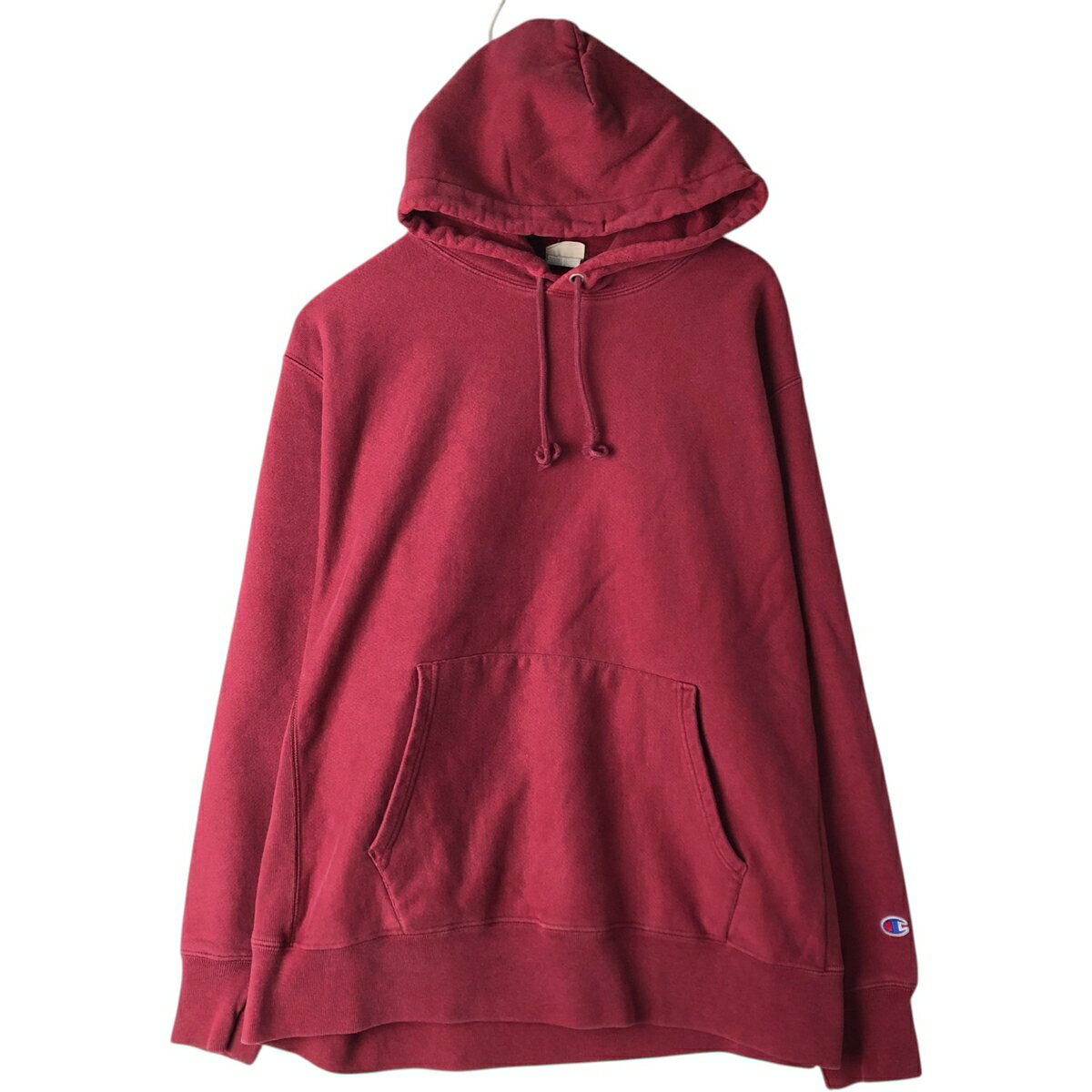 风衣 - 古着 チャンピオン Champion REVERSE WEAVE リバースウィーブ 目無し スウェットプルオーバーパーカー メンズXL相当 /eaa477284 【中古】 【260309】 レッド系 春夏秋冬