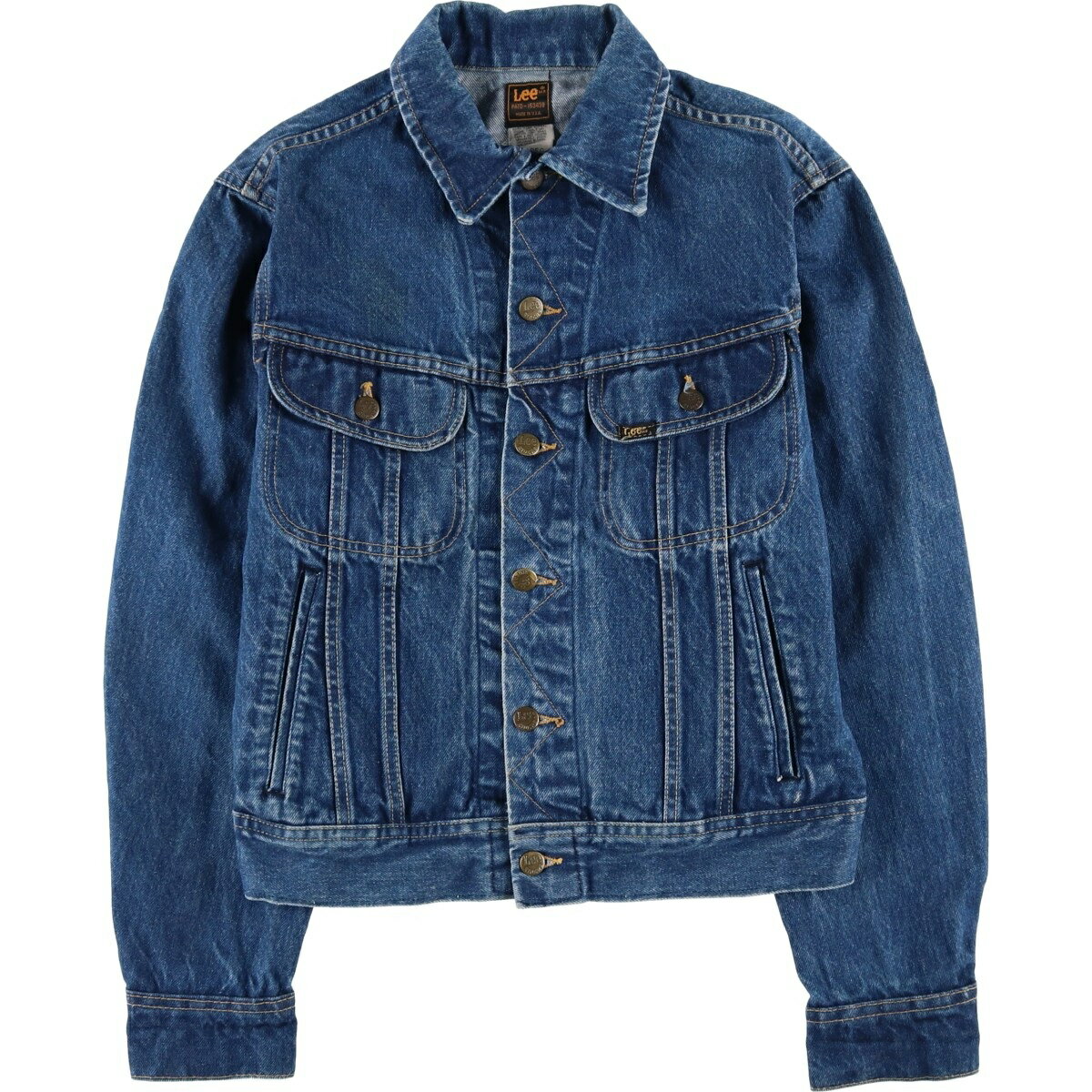 古着 80'S リー Lee RIDERS ライダース 黒タグ デニムジャケット Gジャン USA製 メンズM相当 ヴィンテージ /eaa477419 【中古】 【260307】