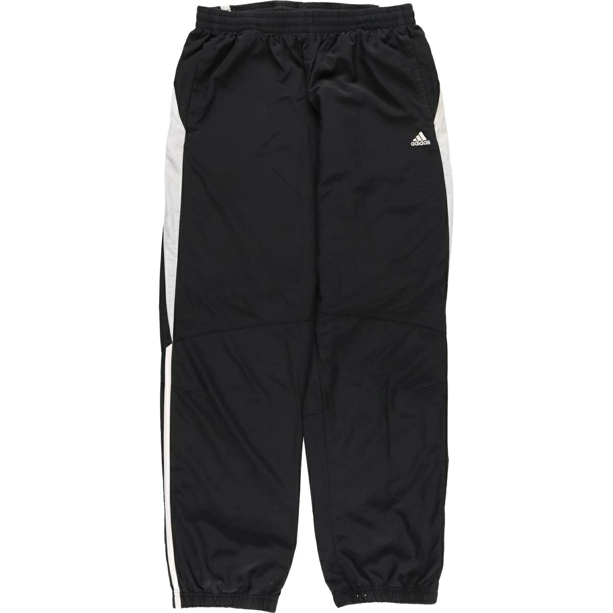 Rakuten - 古着 アディダス adidas ウォームアップパンツ ナイロンパンツ シャカシャカパンツ メンズL相当 /eaa477633 【中古】 【260318】 ブラック系 春夏秋冬