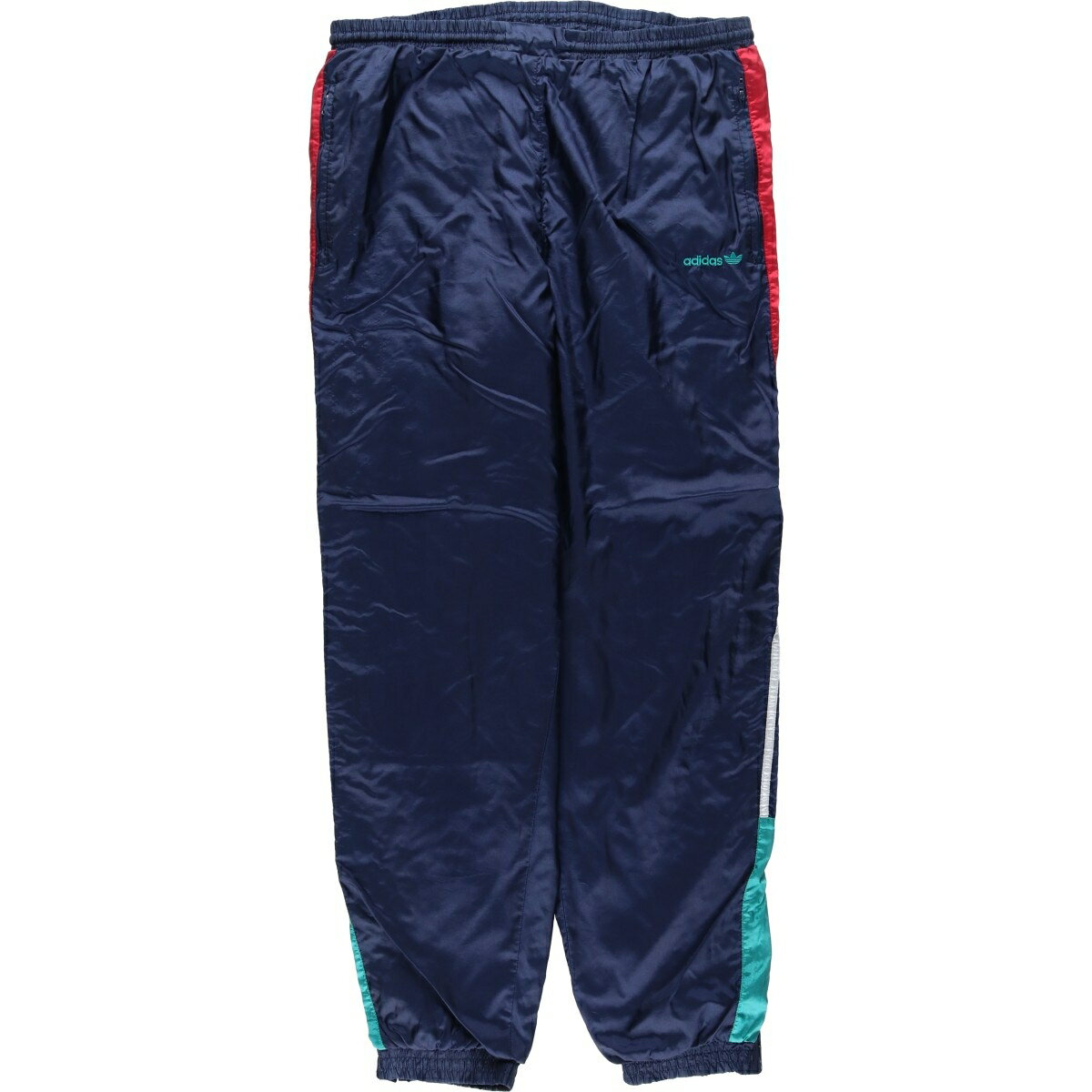 Rakuten - 古着 アディダス adidas ナイロンパンツ シャカシャカパンツ メンズw38相当 /eaa477645 【中古】 【260418】 ネイビー系 春夏秋冬