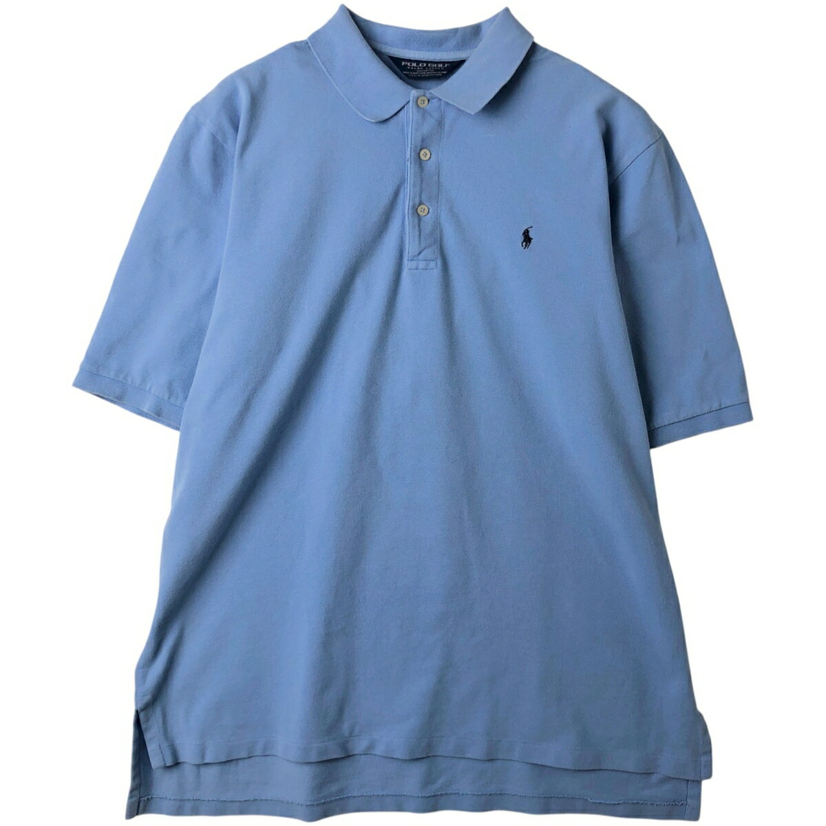 古着 ラルフローレン Ralph Lauren POLO GOLF ポロゴルフ 半袖 ポロシャツ メンズXL相当 /eaa477734 【中古】 【260317】 ブルー系 春夏秋