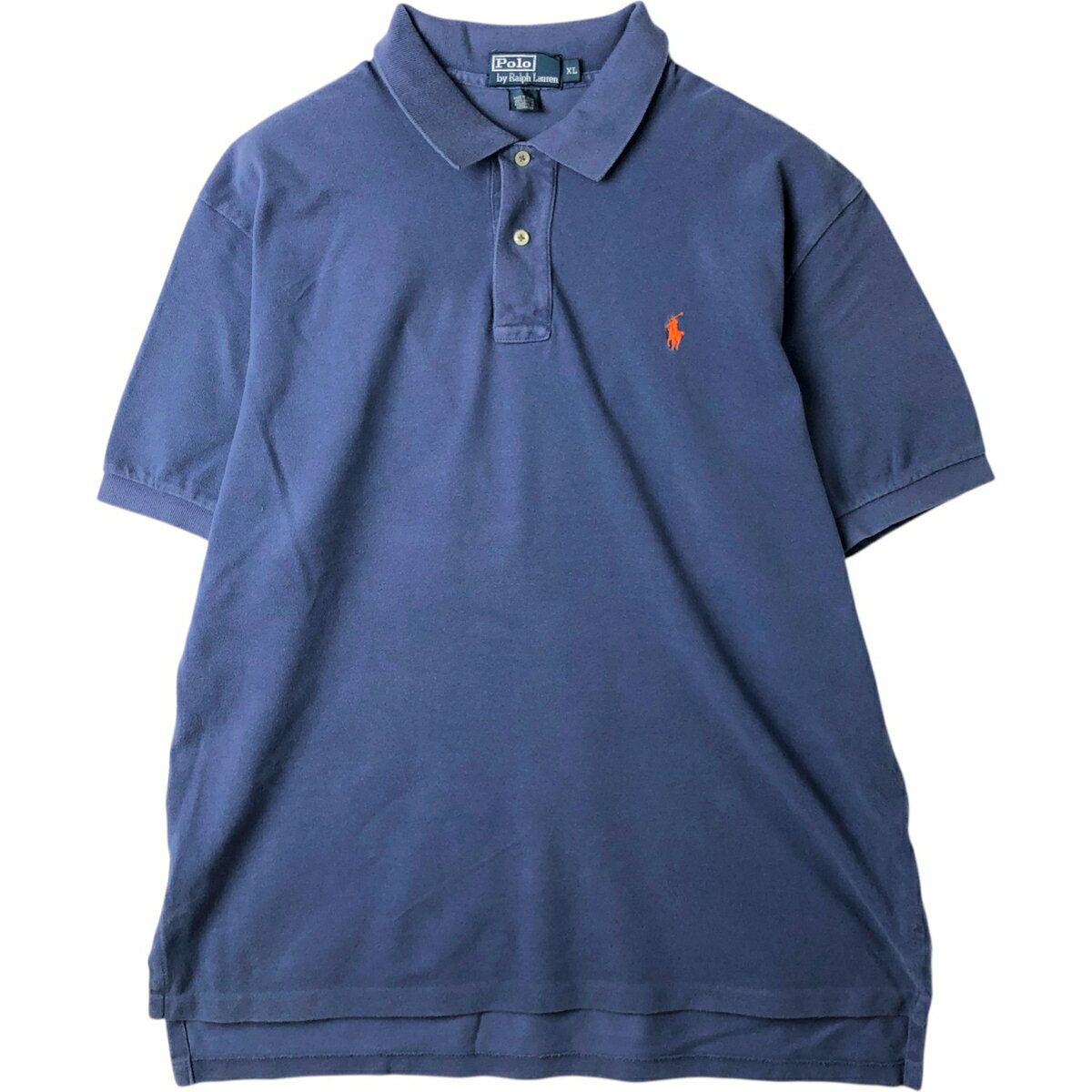 樂天商城 - 古着 ラルフローレン Ralph Lauren POLO by Ralph Lauren 半袖 ポロシャツ メンズXL相当 /eaa477737 【中古】 【260317】 ブルー系 春夏秋
