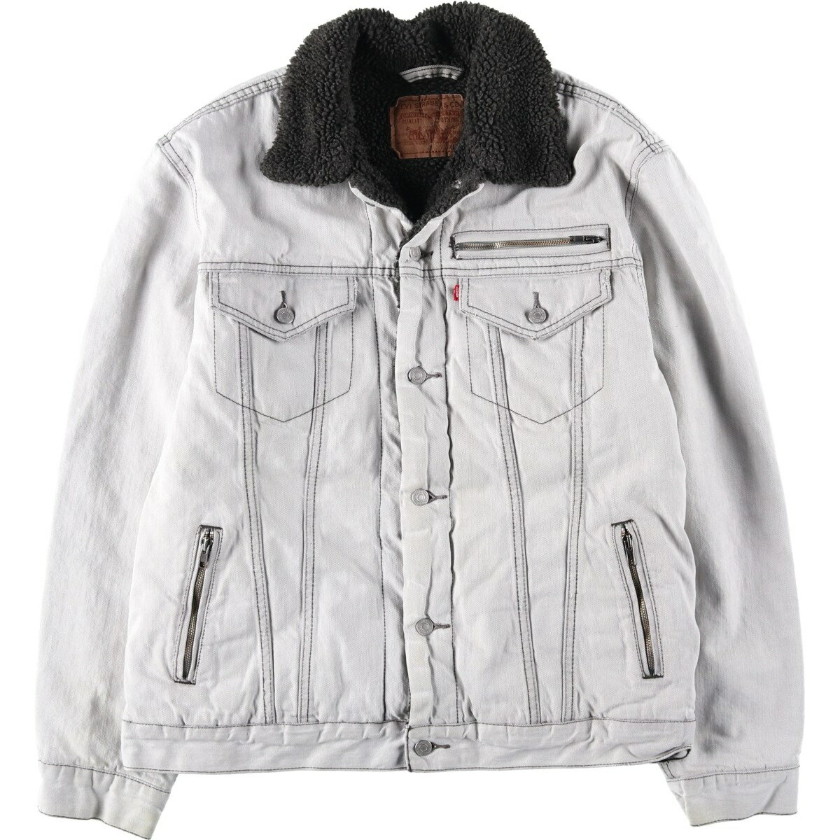 Rakuten - 古着 リーバイス Levi's デニムボアジャケット メンズXL相当 /eaa478070 【中古】 【260409】 ブルー系 春秋冬