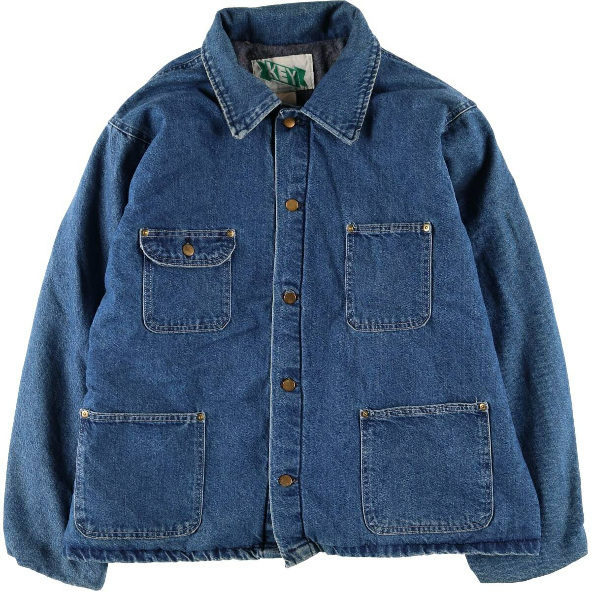 樂天商城 - 古着 70~80'S キー Key デニムカバーオール USA製 メンズXL相当 ヴィンテージ /eaa478091 【中古】 【260321】
