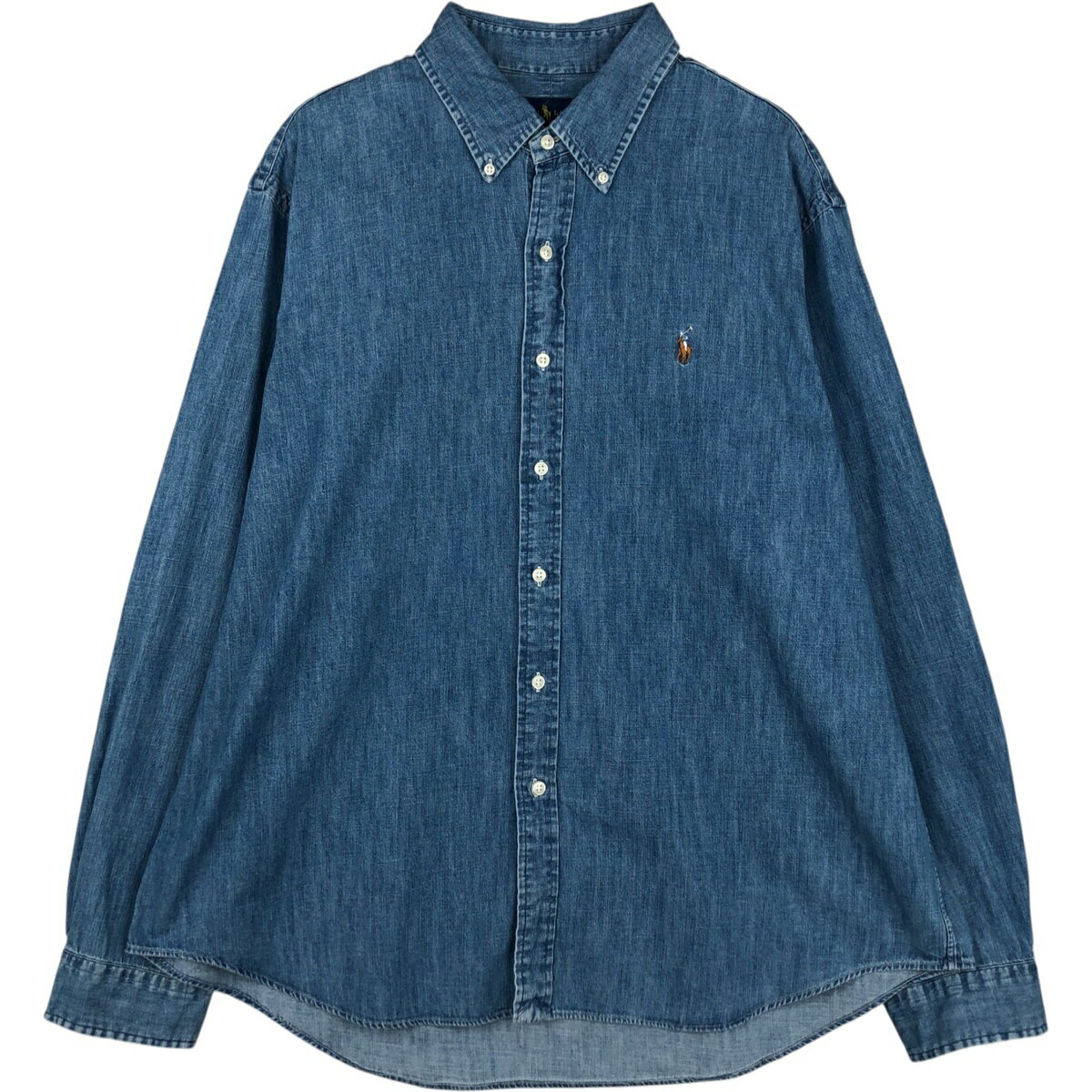 古着 ラルフローレン Ralph Lauren 長袖 ダンガリーシャツ メンズXXL相当 /eaa478102 【中古】 【260327】