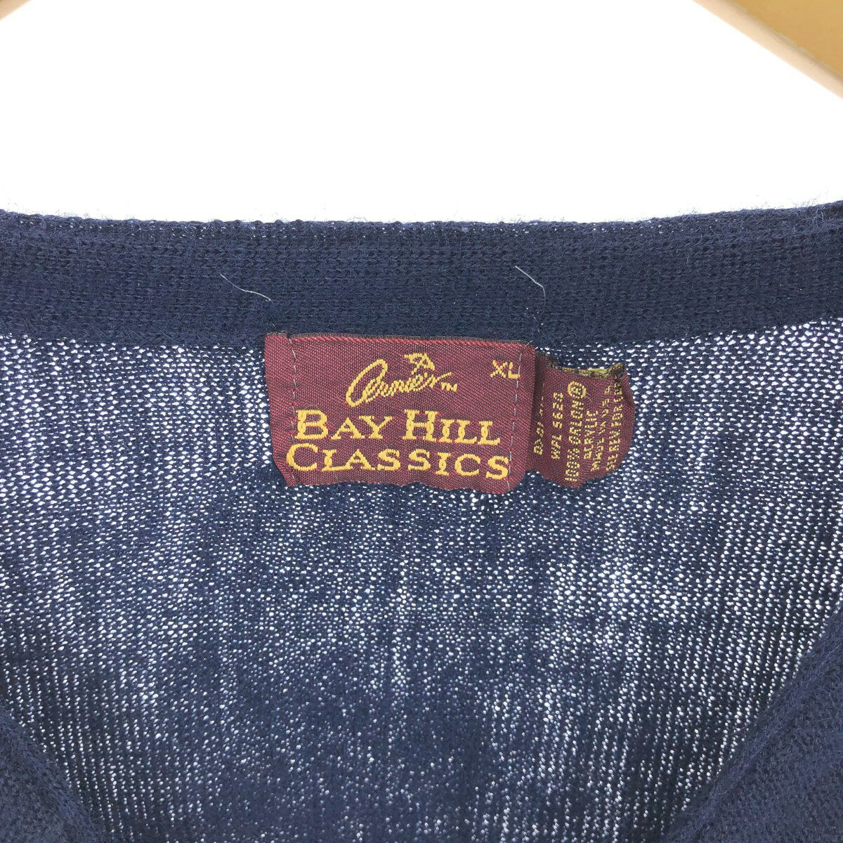 古着 80~90'S BAY HILL CLASSICS アクリルニットカーディガン USA製 メンズXL相当 ヴィンテージ /eaa478663 【中古】 【240913】 【SS2509_30】