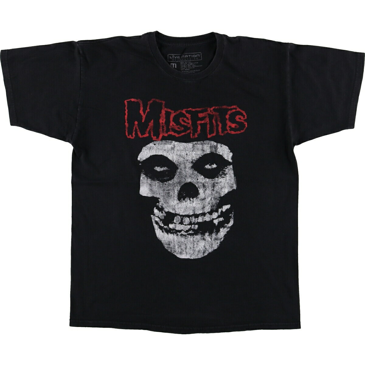 ミスフィッツ　アーティストTシャツ　黒　M　バンドグッズ　USA古着【4794】 ミスフィッツ アーティストTシャツ 黒 M バンドグッズ USA古着【4794
