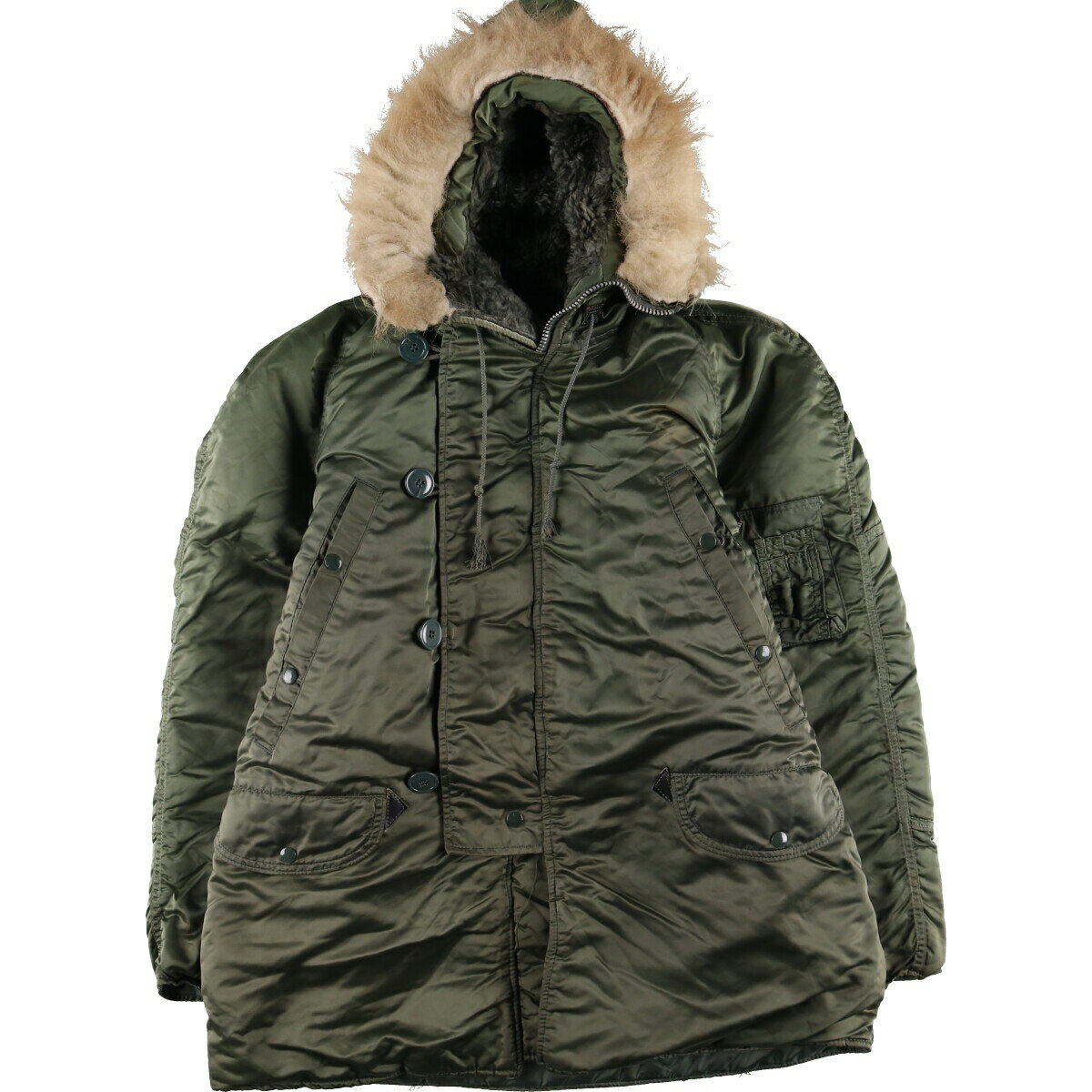 古着 民間品 N-3B ミリタリー フライトジャケット USA製 MEDIUM メンズM相当 /eaa478882 【中古】 【241024】 【SS2506_30】