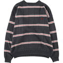 古着 90'S ノーティカ NAUTICA ボーダー柄 コットンニットセーター メンズXL相当 ヴィンテージ /eaa479061 【中古】 【240915】 ...