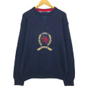 古着 90'S トミーヒルフィガー TOMMY HILFIGER コットンニットセーター メンズXL相当 ヴィンテージ /eaa479323 【中古】 【240928】 【GR-SNS】 ss2503_30(4)