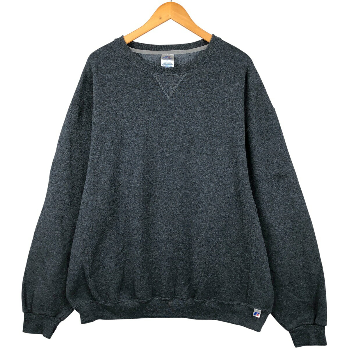 樂天商城 - 古着 00'S~ ラッセル Russell 無地 ブランクスウェットシャツ トレーナー メンズXL相当 /eaa480377 【中古】 【251221】 【SS2603_30】 グレー系 春夏秋冬
