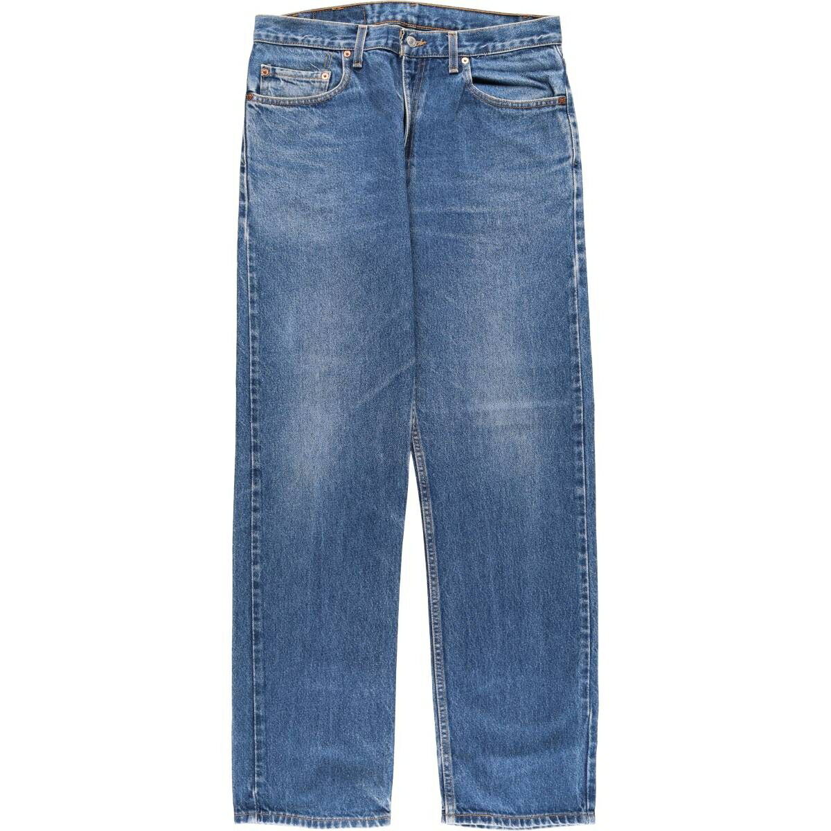 古着 90'S リーバイス Levi's 00505-0216 REGULAR FIT STRAIGHT LEG テーパードデニムパンツ メンズw34相当 ヴィンテージ /eaa480537 【中古】 【251225】 【SS2603_10】 ブルー系 春夏秋冬
